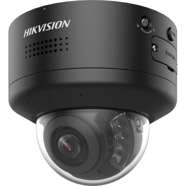 Hikvision DS-2CD2747G2H-LIPTRZS2U/SL - Colorvu Hybrid - Моторизиран PTRZ вариофокален купол - 8MP - IP - черен