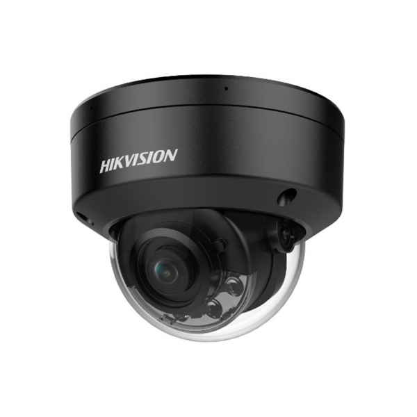 Hikvision - DS-2CD2187G2H-LISU - ColorVu Hybrid - AcuSense - Dome - 8MP - IP - Sort